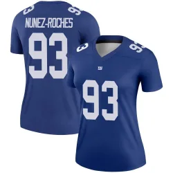 Women's Rakeem Nunez-Roches New York Giants No.93 Legend Jersey - Royal