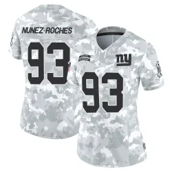 Women's Rakeem Nunez-Roches New York Giants No.93 Limited 2024 Salute to Service Jersey - Arctic Camo