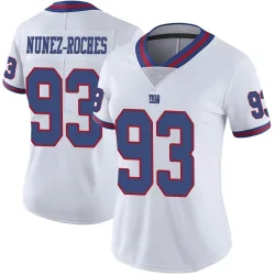 Women's Rakeem Nunez-Roches New York Giants No.93 Limited Color Rush Jersey - White