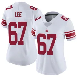 Women's Ricky Lee New York Giants No.67 Limited Vapor Untouchable Jersey - White