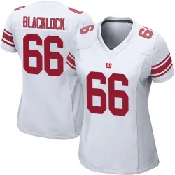 Women's Ross Blacklock New York Giants No.66 Game Jersey - White