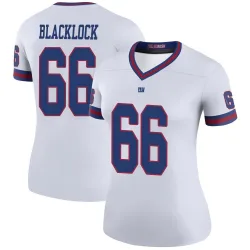 Women's Ross Blacklock New York Giants No.66 Legend Color Rush Jersey - White