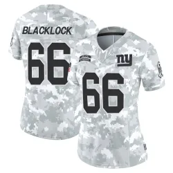 Women's Ross Blacklock New York Giants No.66 Limited 2024 Salute to Service Jersey - Arctic Camo