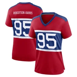 Women's Roy Robertson-Harris New York Giants No.95 Game Century Alternate Jersey - Red