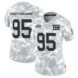 Women's Roy Robertson-Harris New York Giants No.95 Limited 2024 Salute to Service Jersey - Arctic Camo