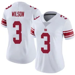 Women's Russell Wilson New York Giants No.3 Limited Vapor Untouchable Jersey - White