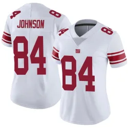 Women's Theo Johnson New York Giants No.84 Limited Vapor Untouchable Jersey - White