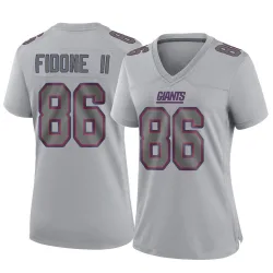 Women's Thomas Fidone II New York Giants No.86 Game Atmosphere Fashion Jersey - Gray