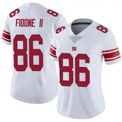 Women's Thomas Fidone II New York Giants No.86 Limited Vapor Untouchable Jersey - White