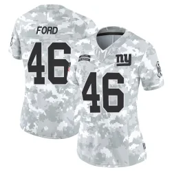 Women's Trace Ford New York Giants No.46 Limited 2024 Salute to Service Jersey - Arctic Camo