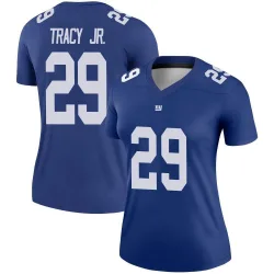 Women's Tyrone Tracy Jr. New York Giants No.29 Legend Jersey - Royal