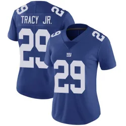 Women's Tyrone Tracy Jr. New York Giants No.29 Limited Team Color Vapor Untouchable Jersey - Royal