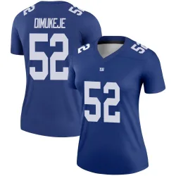 Women's Victor Dimukeje New York Giants No.52 Legend Jersey - Royal