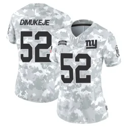 Women's Victor Dimukeje New York Giants No.52 Limited 2024 Salute to Service Jersey - Arctic Camo