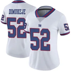 Women's Victor Dimukeje New York Giants No.52 Limited Color Rush Jersey - White