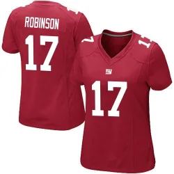Women's Wan'Dale Robinson New York Giants No.17 Game Alternate Jersey - Red