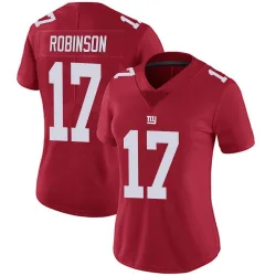 Women's Wan'Dale Robinson New York Giants No.17 Limited Alternate Vapor Untouchable Jersey - Red