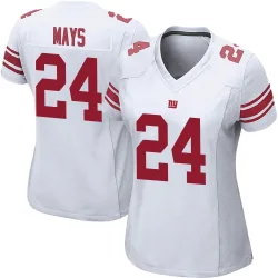 Women's Willie Mays New York Giants No.24 Game Jersey - White