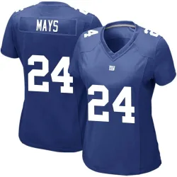 Women's Willie Mays New York Giants No.24 Game Team Color Jersey - Royal