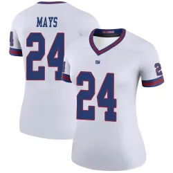 Women's Willie Mays New York Giants No.24 Legend Color Rush Jersey - White