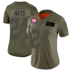 Women's Willie Mays New York Giants No.24 Limited 2019 Salute to Service Jersey - Camo