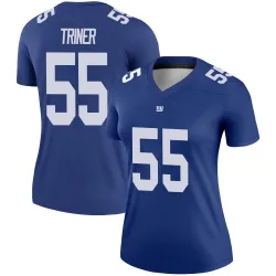 Women's Zach Triner New York Giants No.55 Legend Jersey - Royal