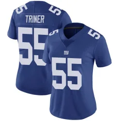 Women's Zach Triner New York Giants No.55 Limited Team Color Vapor Untouchable Jersey - Royal