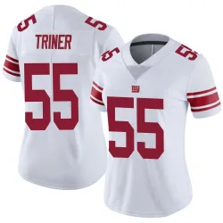Women's Zach Triner New York Giants No.55 Limited Vapor Untouchable Jersey - White