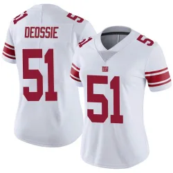 Women's Zak DeOssie New York Giants No.51 Limited Vapor Untouchable Jersey - White