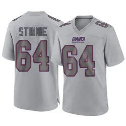 Youth Aaron Stinnie New York Giants No.64 Game Atmosphere Fashion Jersey - Gray