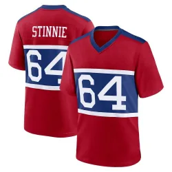 Youth Aaron Stinnie New York Giants No.64 Game Century Alternate Jersey - Red