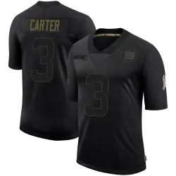 Youth Abdul Carter New York Giants No.3 Limited 2020 Salute To Service Retired Jersey - Black