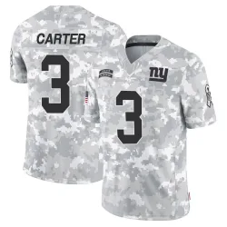 Youth Abdul Carter New York Giants No.3 Limited 2024 Salute to Service Jersey - Arctic Camo