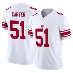 Youth Abdul Carter New York Giants No.51 Limited Vapor F.U.S.E. Jersey - White