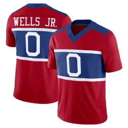 Youth Antwane Wells Jr. New York Giants No.0 Limited Century Alternate Vapor F.U.S.E. Jersey - Red
