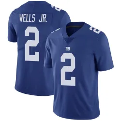 Youth Antwane Wells Jr. New York Giants No.2 Limited Team Color Vapor Untouchable Jersey - Royal