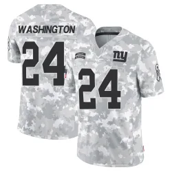 Youth Ar'Darius Washington New York Giants No.24 Limited 2024 Salute to Service Jersey - Arctic Camo