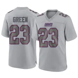 Youth Art Green New York Giants No.23 Game Atmosphere Fashion Jersey - Gray