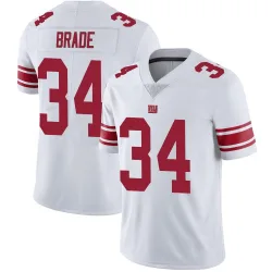 Youth Beau Brade New York Giants No.34 Limited Vapor Untouchable Jersey - White