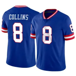 Youth Beaux Collins New York Giants No.8 Limited Classic Vapor Jersey