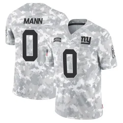 Youth Ben Mann New York Giants No.0 Limited 2024 Salute to Service Jersey - Arctic Camo