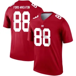 Youth Bryce Ford-Wheaton New York Giants No.88 Legend Inverted Jersey - Red