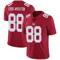 Youth Bryce Ford-Wheaton New York Giants No.88 Limited Alternate Vapor Untouchable Jersey - Red