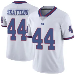 Youth Cam Skattebo New York Giants No.44 Limited Color Rush Jersey - White