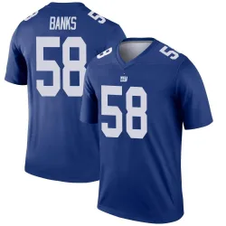 Youth Carl Banks New York Giants No.58 Legend Jersey - Royal