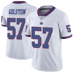 Youth Chauncey Golston New York Giants No.57 Limited Color Rush Jersey - White