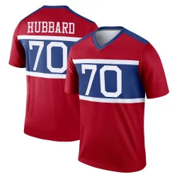 Youth Chris Hubbard New York Giants No.70 Legend Century Alternate Jersey - Red