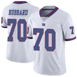 Youth Chris Hubbard New York Giants No.70 Limited Color Rush Jersey - White