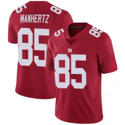Youth Chris Manhertz New York Giants No.85 Limited Alternate Vapor Untouchable Jersey - Red
