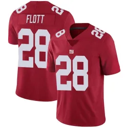 Youth Cor'Dale Flott New York Giants No.28 Limited Alternate Vapor Untouchable Jersey - Red